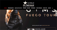 Desktop Screenshot of halleolympique.com