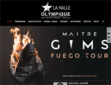 Tablet Screenshot of halleolympique.com